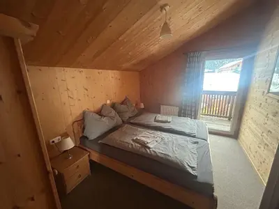 Ein Bett oder Betten in einem Zimmer der Unterkunft Exklusives Chalet in traumhafter Lage im Skiparadies