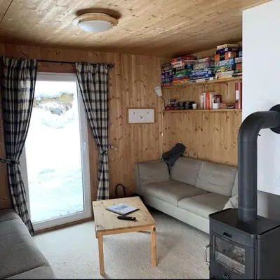 Ein Sitzbereich in der Unterkunft Exklusives Chalet in traumhafter Lage im Skiparadies