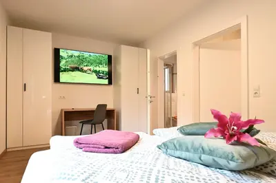 Ein Bett oder Betten in einem Zimmer der Unterkunft Appartement Mei Liab Schladming