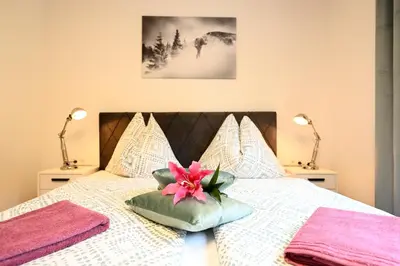 Ein Bett oder Betten in einem Zimmer der Unterkunft Appartement Mei Liab Schladming