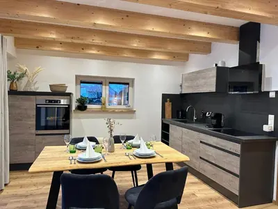 Küche/Küchenzeile in der Unterkunft AlpLoft Apartment Top2