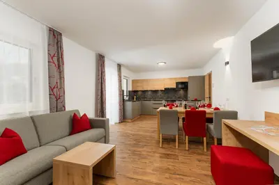 Küche/Küchenzeile in der Unterkunft Das Ennshaus by Schladming-Appartements