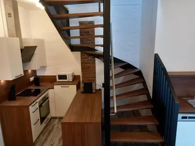 Küche/Küchenzeile in der Unterkunft NRV Appartement Top 8