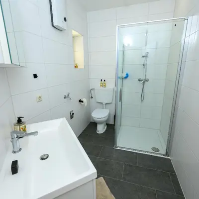 Ein Badezimmer in der Unterkunft Ferienwohnung Nußbaumer
