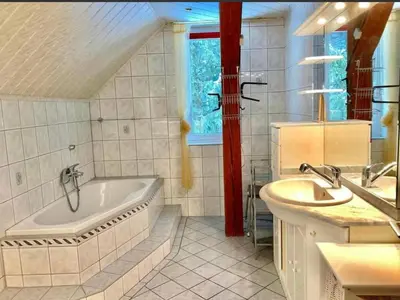Ein Badezimmer in der Unterkunft Ferienwohnung Sophie