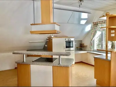 Küche/Küchenzeile in der Unterkunft Ferienwohnung Sophie