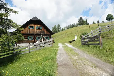 Naturlandschaft in der Nähe des Ferienhauses