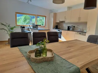 Küche/Küchenzeile in der Unterkunft Bestezeit Appartements