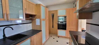 Küche/Küchenzeile in der Unterkunft Ferienhaus Aich by Alpenidyll Apartments