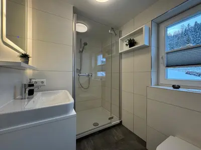 Ein Badezimmer in der Unterkunft Appartement Radstadtblick