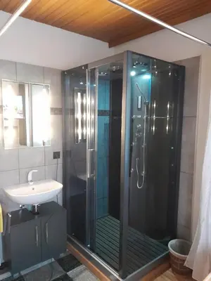 Ein Badezimmer in der Unterkunft Haus Wastl