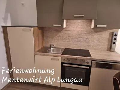Küche/Küchenzeile in der Unterkunft Ferienwohnung Mentenwirt Alp Lungau