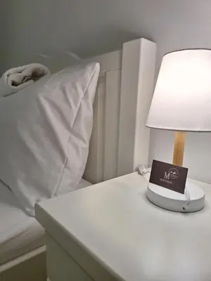 Ein Bett oder Betten in einem Zimmer der Unterkunft Ferienwohnung Mentenwirt Alp Lungau