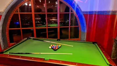Ein Billardtisch in der Unterkunft Sonnleit'n Zimmer 2