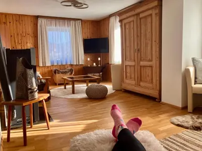 TV/Unterhaltungsangebot in der Unterkunft Ferienhaus Freiraum