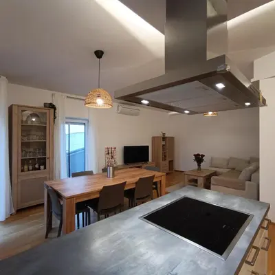 Küche/Küchenzeile in der Unterkunft Exklusiv Apartment Trattberg