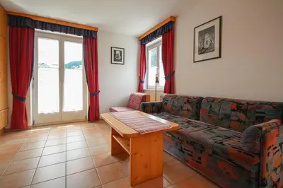 Ein Sitzbereich in der Unterkunft Appartement Dachsteingasse by Schladming-Appartements
