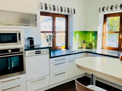 Küche/Küchenzeile in der Unterkunft Ferienhaus Angerer