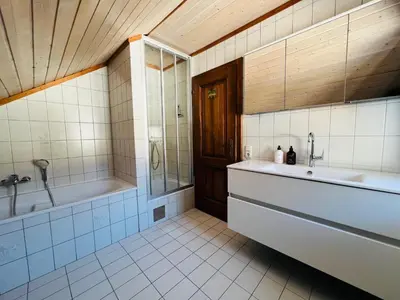 Ein Badezimmer in der Unterkunft Ferienhaus Angerer