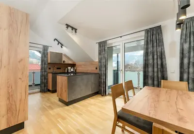 Küche/Küchenzeile in der Unterkunft Das Sonnenhaus by Schladming-Appartements