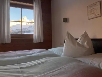 Ein Bett oder Betten in einem Zimmer der Unterkunft Haus Sonnwinkl