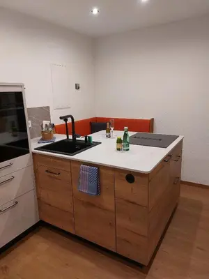 Küche/Küchenzeile in der Unterkunft Apartments-Salzkammergut Gosausee