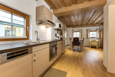 Küche/Küchenzeile in der Unterkunft Appartements Knappenhaus by Schladming-Appartements