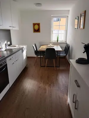 Küche/Küchenzeile in der Unterkunft Haus Josef, Apartment mit Balkon und 2 Schlafzimmer