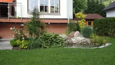 Ein Garten an der Unterkunft Ferienwohnung Piontek