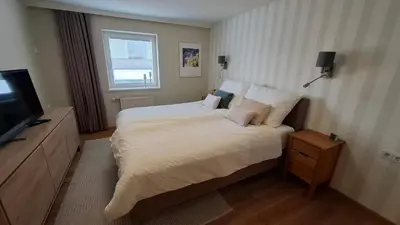 Ein Bett oder Betten in einem Zimmer der Unterkunft Apartment Flasch