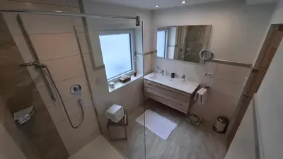 Ein Badezimmer in der Unterkunft Apartment Flasch