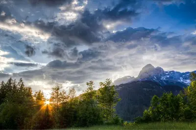 Naturlandschaft in der Nähe der Ferienwohnung