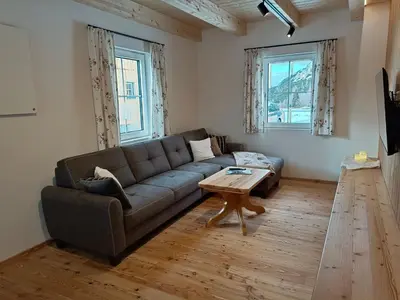 Ein Sitzbereich in der Unterkunft Brandnerhütte Tauplitzalm