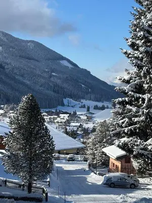 Naturlandschaft in der Nähe des Chalets