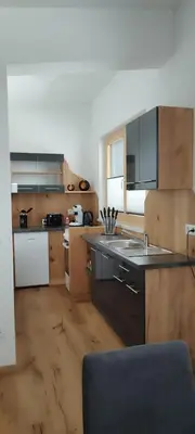 Küche/Küchenzeile in der Unterkunft Kettis Apartment