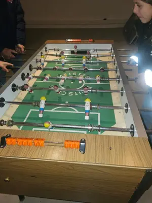 Eine Spielezimmer in der Unterkunft Ferienwohnung Melissa
