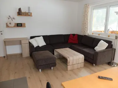 Ein Sitzbereich in der Unterkunft Obertauern Fewo Freya Top 4 by Kamper