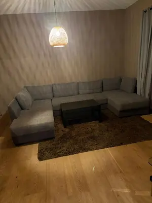 Ein Sitzbereich in der Unterkunft Ferienwohnung Bischofshofen
