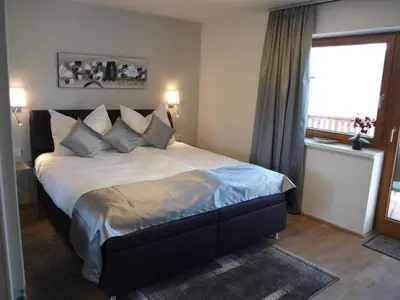 Ein Bett oder Betten in einem Zimmer der Unterkunft Lake View Apartment