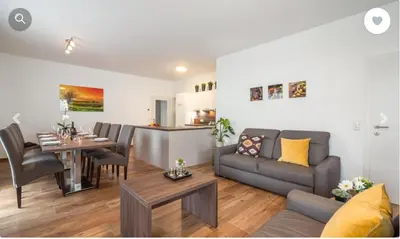Ein Sitzbereich in der Unterkunft Stadtdomizil TOP 10