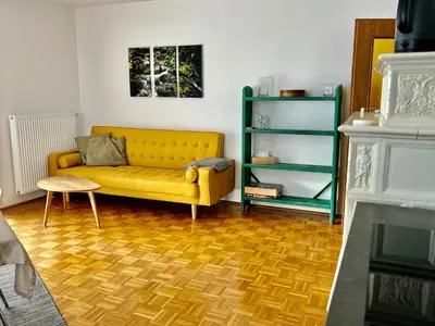 Ein Sitzbereich in der Unterkunft Leischerei