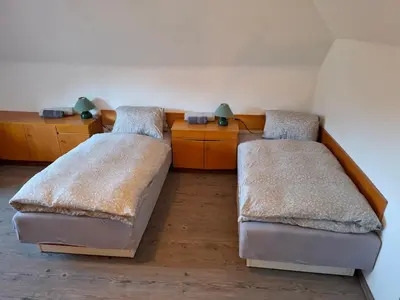 Ein Bett oder Betten in einem Zimmer der Unterkunft Haus Steiner