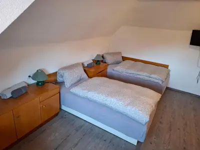 Ein Bett oder Betten in einem Zimmer der Unterkunft Haus Steiner