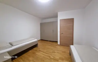 Ein Bett oder Betten in einem Zimmer der Unterkunft Ferienwohnung Maitschern