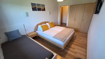 Ein Bett oder Betten in einem Zimmer der Unterkunft Haus Tauernseitn