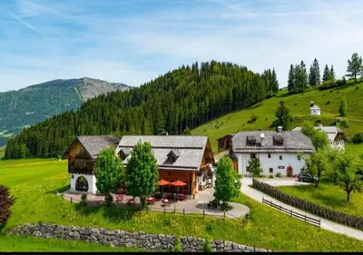 Naturlandschaft in der Nähe des Chalets