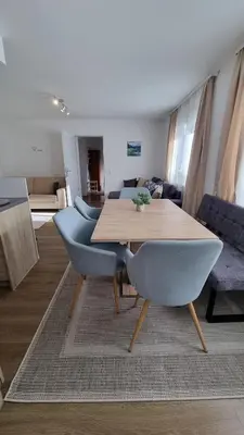 Ein Sitzbereich in der Unterkunft apartment77