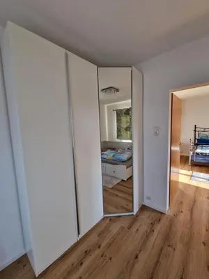 Ein Bett oder Betten in einem Zimmer der Unterkunft Family House Bad Goisern am Hallstättersee