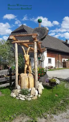 Das Gebäude in dem sich der Bauernhof befindet