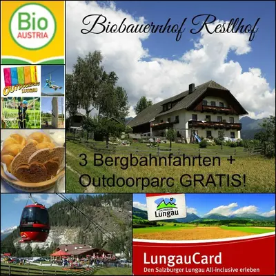 Ein Zertifikat, Auszeichnung, Logo oder anderes Dokument, das in der Unterkunft Lassacher Biobauernhof ausgestellt ist